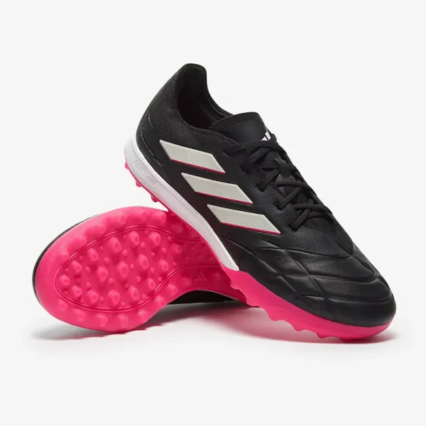 Adidas Copa Pure.1 TF - Core Sorte/Zero Met./Team Shock Lyserøde Fodboldstøvler