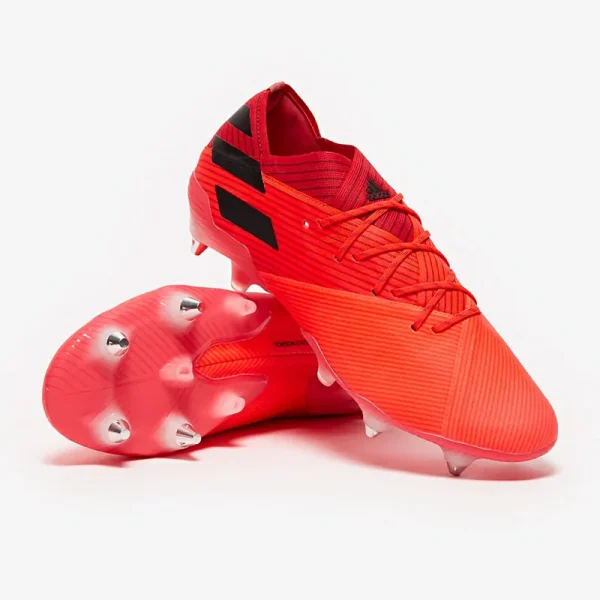Adidas Nemeziz .1 SG - Signal Coral/Core Sorte/Glory Rød Fodboldstøvler
