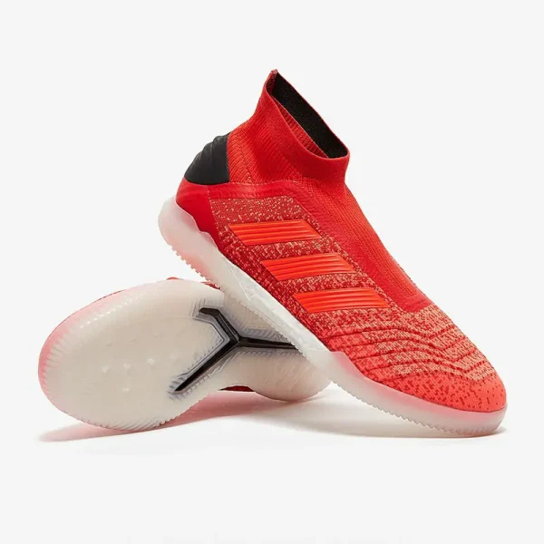 Adidas PRødator 19+ IN - Active Rød/Solar Rød/Core Sorte Fodboldstøvler