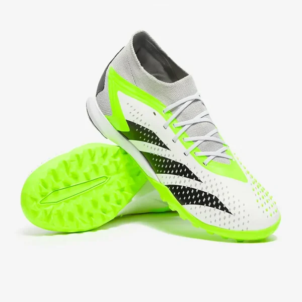 Adidas PRødator Accuracy.1 TF - Hvide/Core Sorte/Lucid Citron Fodboldstøvler