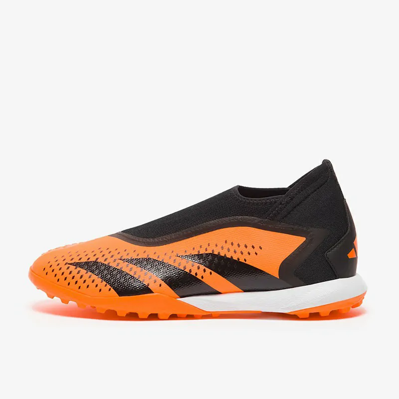 Adidas PRødator Accuracy.3 uden snørebånd TF - Team Solar Orange/Core Sorte/Core Sorte Fodboldstøvler