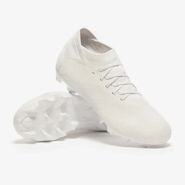 Adidas PRødator Accuracy.3 MG - Hvide/Hvide/Core Sorte Fodboldstøvler