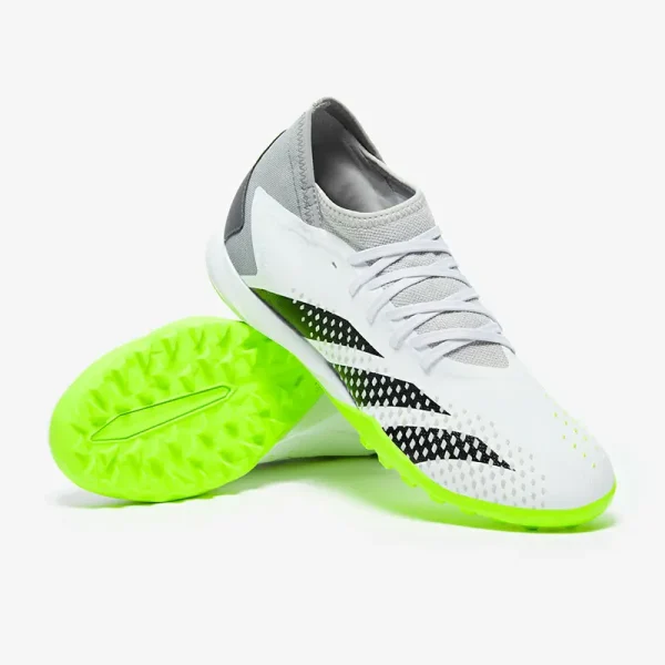 Adidas PRødator Accuracy.3 TF - Hvide/Core Sorte/Lucid Citron Fodboldstøvler