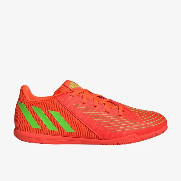 Adidas PRødator Edge.4 IN Sala - Solar Rød/Solar Grønne/Core Sorte Fodboldstøvler