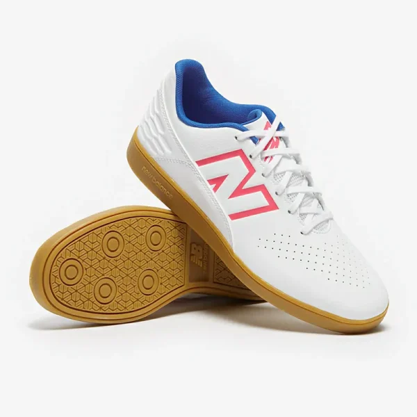 New Balance Audazo Control - Hvide/Lyserøde Fodboldstøvler