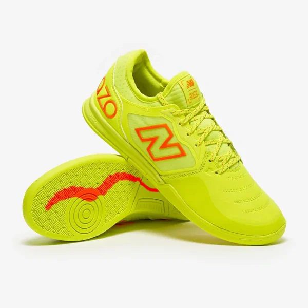 New Balance Audazo V5+ Pro Indoor - Gul Fodboldstøvler
