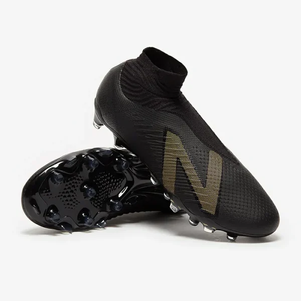 New Balance Tekela V4 Pro FG - Sorte/Guld Fodboldstøvler